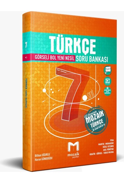 Mozaik Yayınları 7. Sınıf Türkçe Soru Bankası - Bilhan Uğurlu