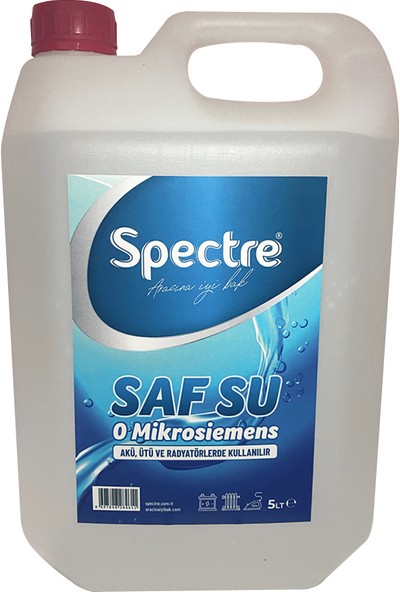 Spectre Distile Saf Su 5 lt Ütü-Akü-Antifriz Tamamlama Suyu