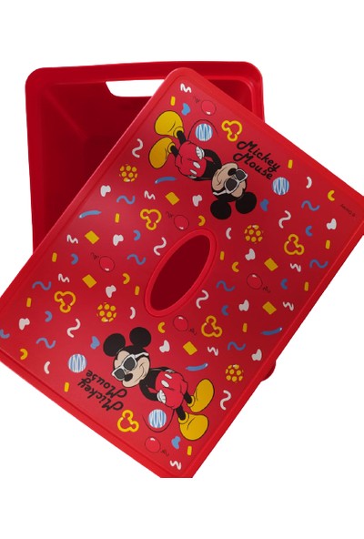 Herevin Mickey Mouse Desenli Oyuncak Kutusu
