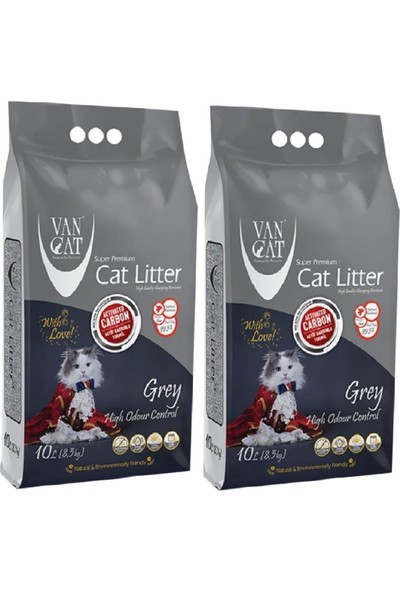 Van Cat Aktif Karbonlu Süper Topaklanan Premium - 10 lt X 2 Adet