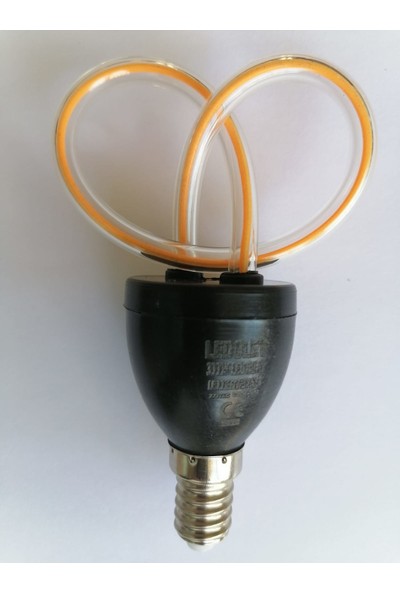 Ledolet 6W Flament Flexıble LED Ampul Çiçek E14 Duy 2200K