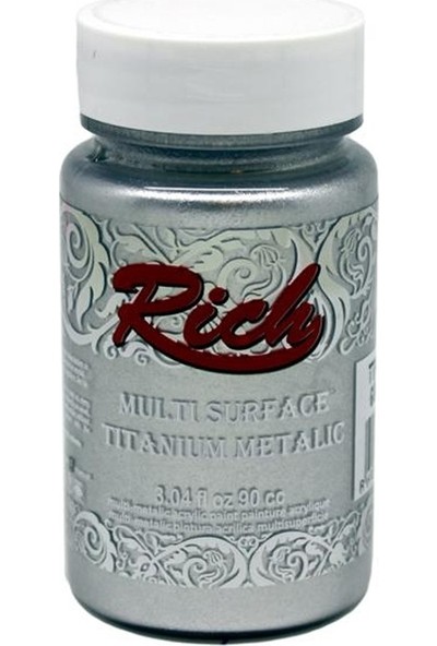 Rich Multi Surface Titanyum Boya 200 cc Metalik Gümüş
