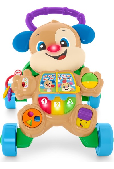 Fisher-Price Eğlen & Öğren Yaşa Göre Gelişim, Eğitici Köpekçik Yürüteç (Türkçe), Aynı Zamanda Renkleri, Şekilleri, Sayıları ve Daha Fazlasını Sunar FTG10