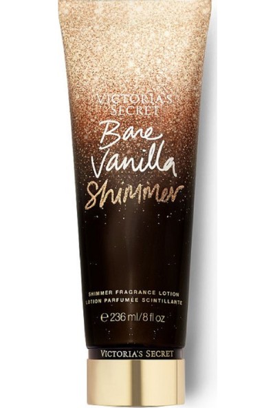 Victoria's Secret Bare Vanilla Shimmer 236 ml Simli Işıltılı Kadın Vücut Losyonu
