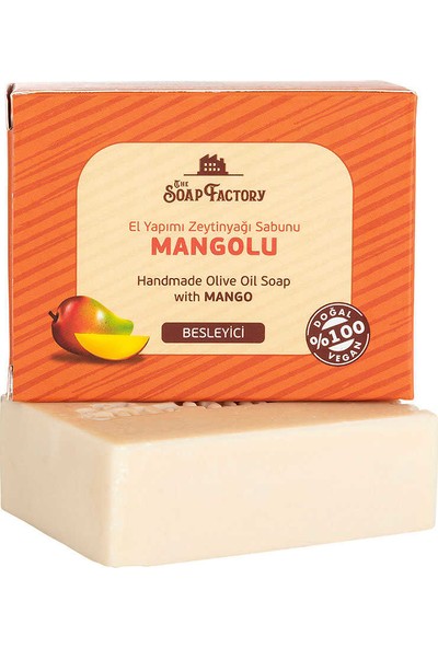 The Soap Factory Mangolu Zeytinyağı Sabunu 100 gr 3 Adet