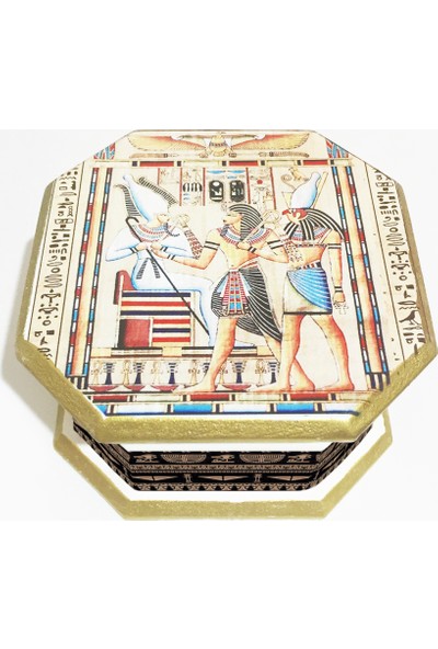 Kuzey Caddesi Antik Mısır Horus Cep Saati Kişiye Özel Köstekli Cep Saati 514
