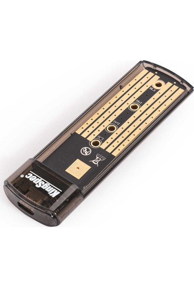 Kingspec M.2 Nvme SSD Enclosure Çevirici Adaptör Type-C