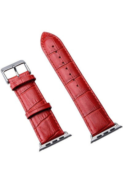 Arabulalaca Apple Watch Uyumlu 42 mm Deri Kordon 42 mm Kayış Seri 1-2-3