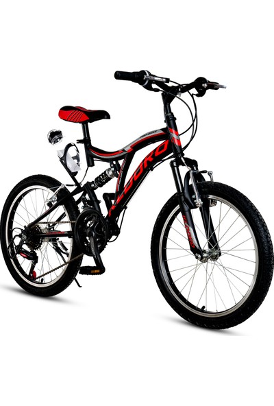 Kldoro KD-022 20 Jant Bisiklet 21 Vites Çift Amortisör Erkek Çocuk Bisikleti