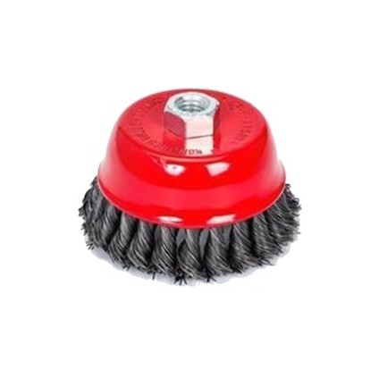 Makroyapı Emka M14 Çanak Vidalı Burma Tel Fırça 70 mm