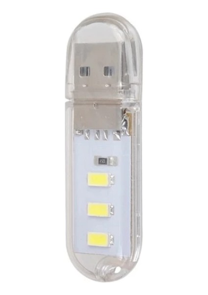 Taşınabilir Mini USB LED Lamba 3 LED Smd 5730 Kamp Stick Ledi