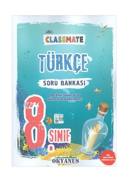 Okyanus Yayınları 8. Sınıf Classmate Türkçe Soru Bankası