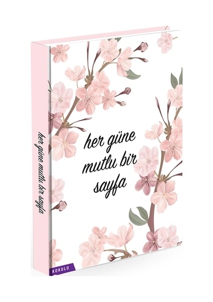 Çiçek Desenli Renkli Kokulu Planlayıcı Defter