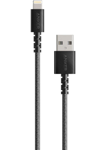 PowerLine Select+ Apple Lightning 0.9m Naylon USB Kablo - Siyah - MFI Lisanslı - A8012 (Anker Türkiye Garantili)