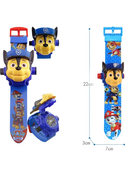 Paw Patrol Projeksiyon Saat Chase