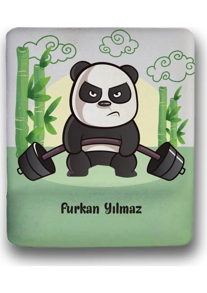 Atölye Çizgi Hard Lift Panda Kişiye Özel Mouse Pad