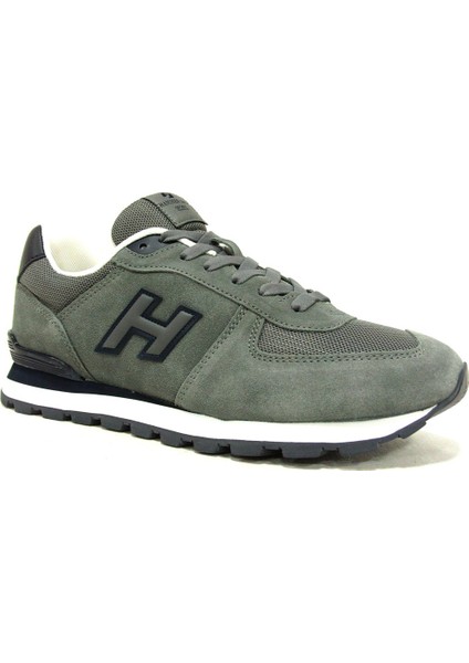 Peru Gri Lacivert Sneakers Bağcıklı Spor Ayakkabı