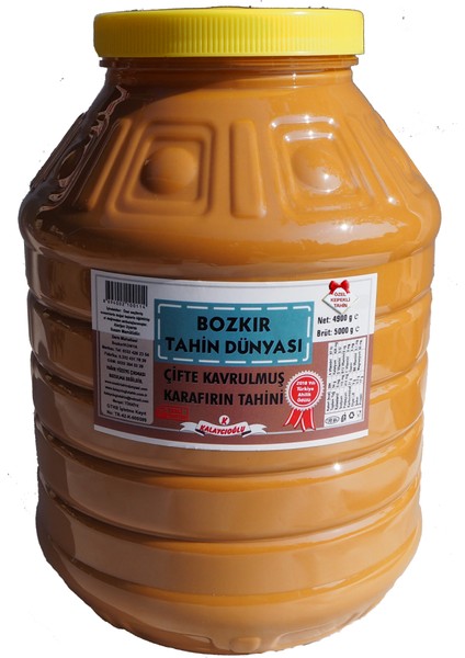 Bozkır Tahin Dünyası Bozkır Tahini Kepekli 4900 gr