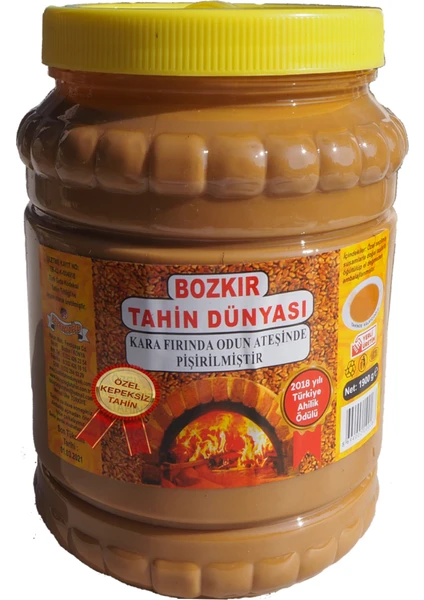 Bozkır Tahin Dünyası Bozkır Tahini Kepeksiz 1900 gr