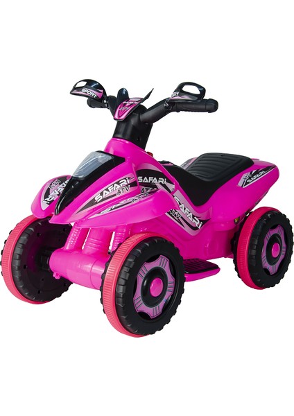 UJ Toys 6V Akülü ATV Pembe