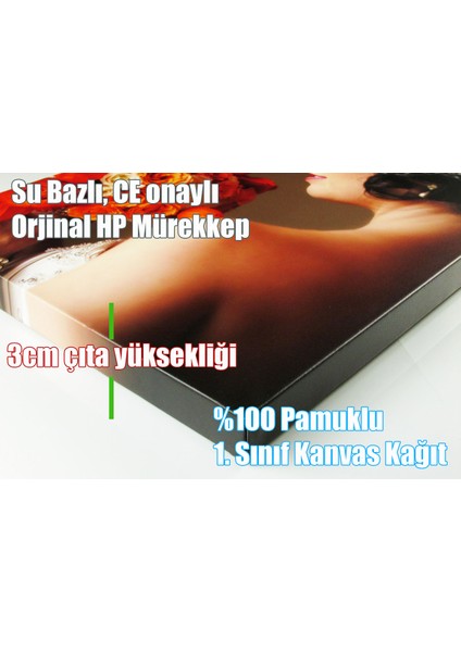 Vav10 Sufi Aşk Semazen Kanvas Tablo 80 x 125cm
