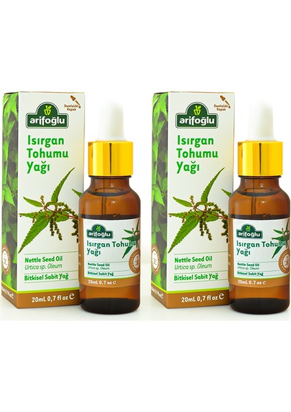 Isırgan Tohumu Yağı 20 + 20 ml 2'li Set