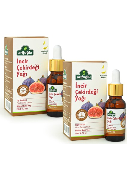 İncir Çekirdeği Yağı 20 + 20 ml 2'li Set