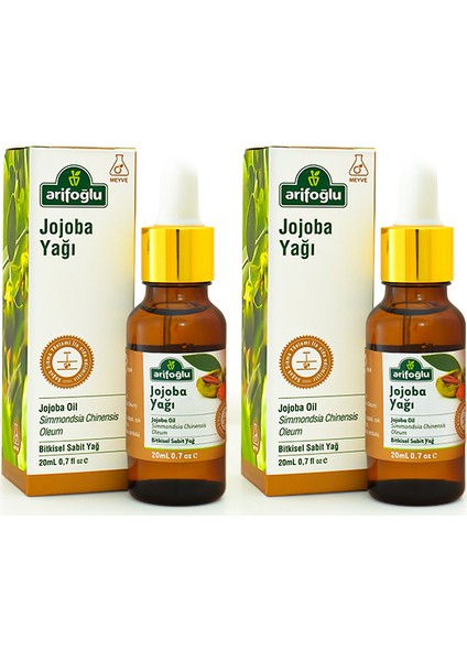 Jojoba Yağı 20 + 20 ml 2'li Set