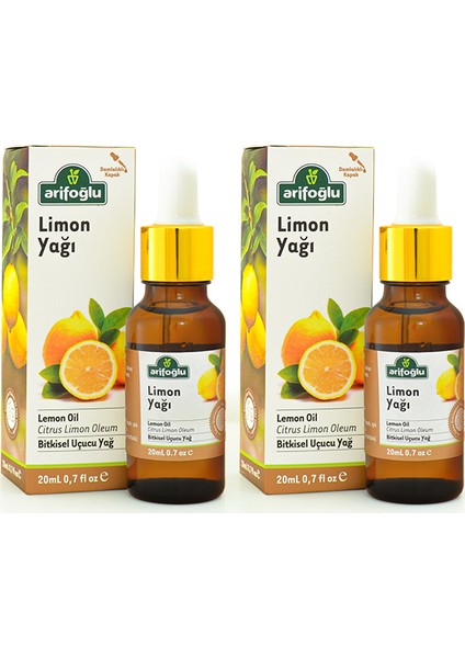 Limon Yağı 20 + 20 ml 2'li Set