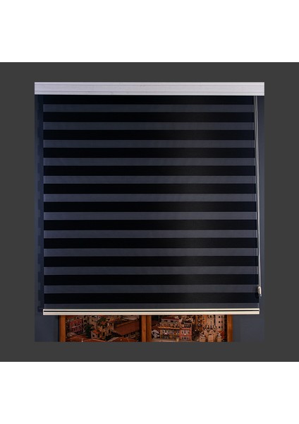 Aniper Zebra Perde Siyah Bamboo 80x200 cm
