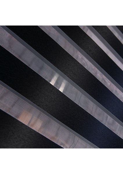 Aniper Zebra Perde Siyah Bamboo 80x200 cm