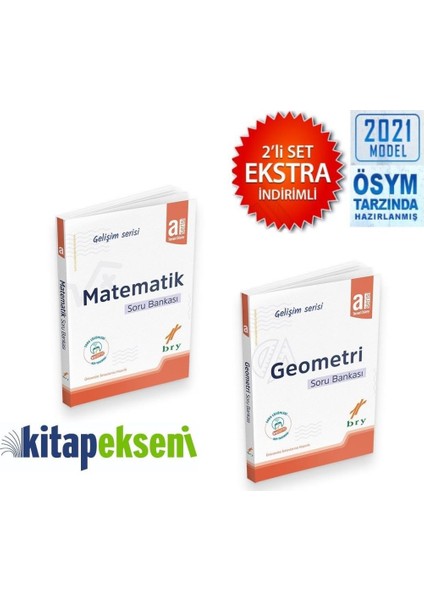 Bry Birey Eğitim Yayınları Gelişim Serisi A Matematik - Geometri Soru Bankası Seti