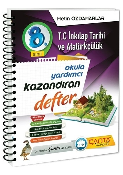 8. Sınıf T.c Inkılap Tarihi ve Atatürkçülük Kazandıran Defter