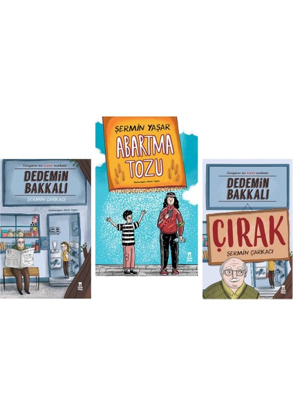 Dedemin Bakkalı-Dedemin Bakkalı Çırak-Abartma Tozu 3 Kitap Set