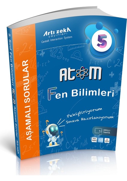 5. Sınıf Atom Beceri Temelli Fen Bilimleri Aşamalı Soru Bankası
