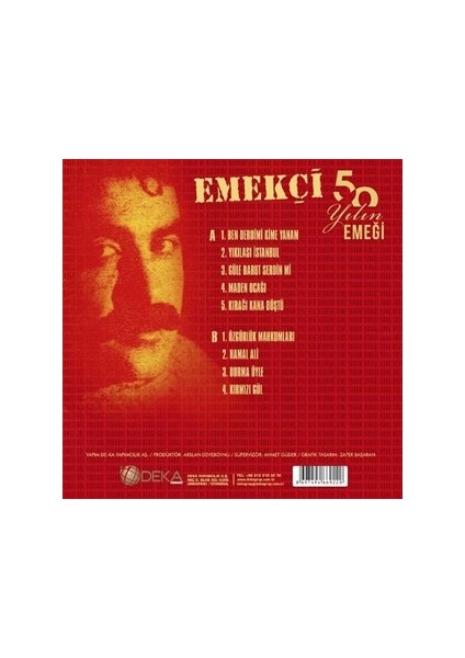 Emekçi - 50 Yılın Emeği (Plak)