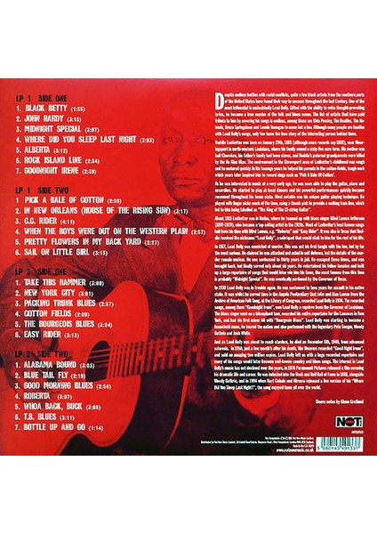 Lead Belly / Black  Betty (2lp) (Plak)