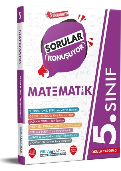 Pruva Akademi 5. Sınıf Matematik Sorular Konuşuyor