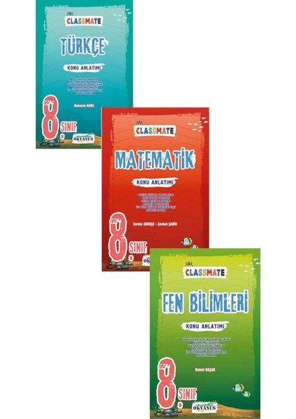 8. Sınıf Classmate Konu Anlatımı Seti