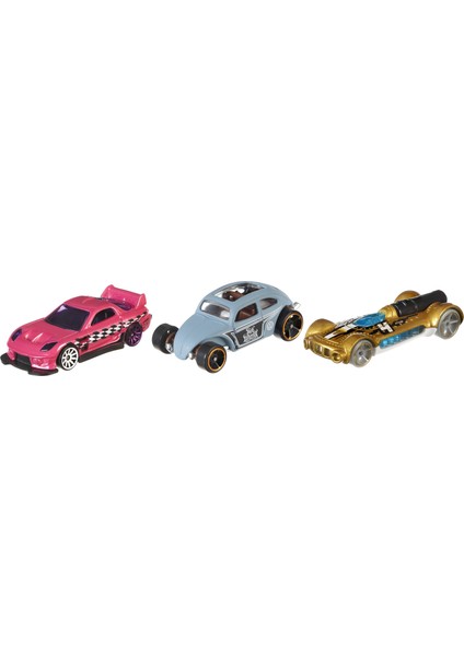 Üçlü Araba Seti - Geniş Ürün Yelpazesi, Oyuncak Araba Koleksiyonu, 1:64 Ölçek K5904
