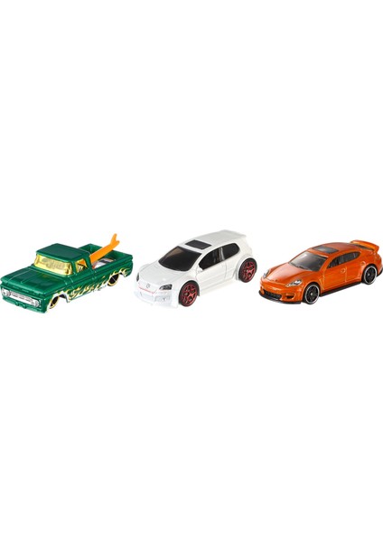 Üçlü Araba Seti - Geniş Ürün Yelpazesi, Oyuncak Araba Koleksiyonu, 1:64 Ölçek K5904