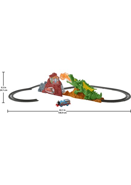 Thomas ve Arkadaşları Trackmaster Ejderha Macerası Oyun Seti FXX66