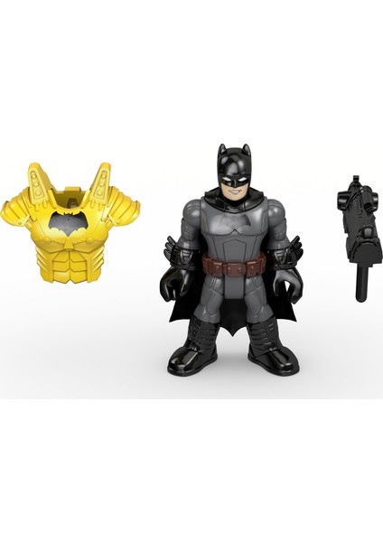 DC Super Friends Delüks Batmobil, Batman Aksiyon Figürü ve 3 Adet Fırlatıcılı DHT64