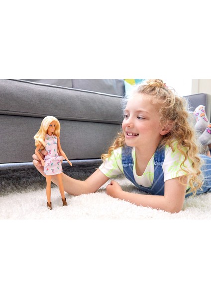 Fashionistas Bebek ve Aksesuarları Sarışın Çiçekli Elbiseli FXL52 fiyatları
