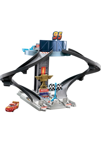 Disney ve Pixar Disney Cars Rust-Eze Yarış Kulesi GJW42