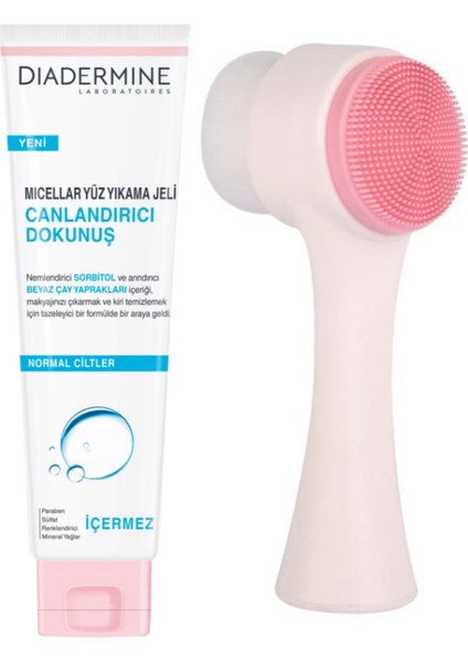 Cilt Temizleme Fırçası ve Micellar Yüz Yıkama Jeli Canlandırıcı Dokunuş 150ml