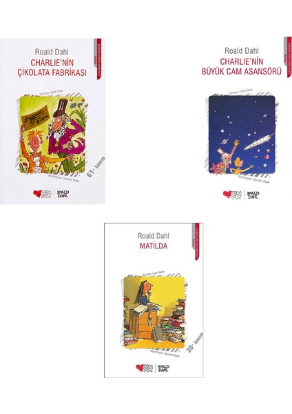 Charlie'nin Çikolata Fabrikası - Matilda - Charlie'nin Büyük Cam Asansörü - Roald Dahl