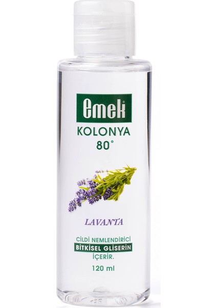 Gliserinli Kolonya Lavanta Ekonomik Paket 15 Adet 120 ml