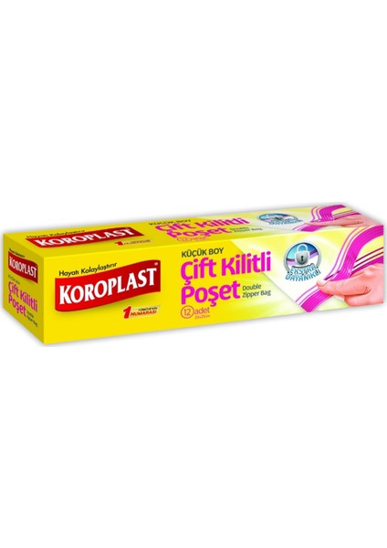 Çift Kilitli Poşet 20x25 12'li