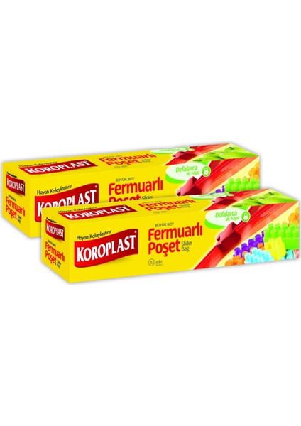 Fermuarlı Kilitli Poşet Büyük Boy 26X28 cm 10 Adet - 2'li